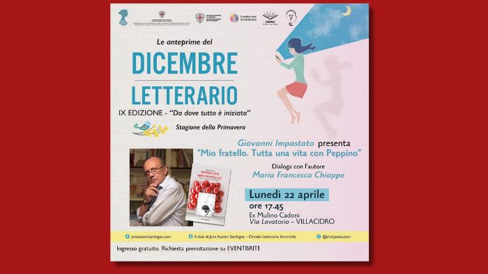Giovanni Impastato presenta “Mio fratello. Tutta una vita con Peppino”