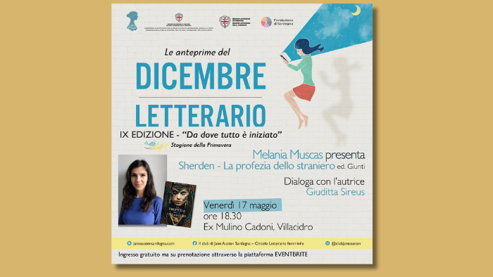 Venerdì 17 maggio la prima presentazione nazionale del romanzo d’esordio di Melania Muscas “Sherden. La profezia dello straniero”