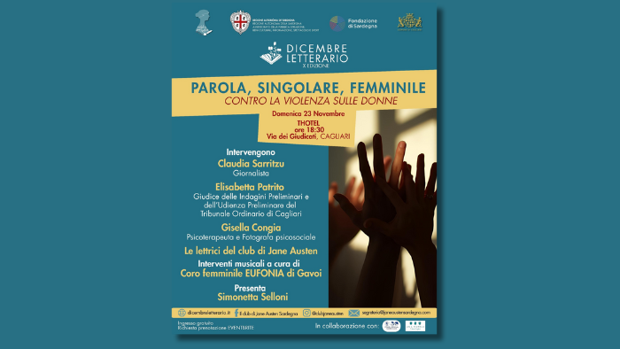 “Parola, Singolare, Femminile” apre la X edizione del Dicembre Letterario