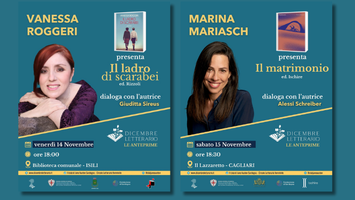 Due continenti, due storie, un’ultima soglia prima del Dicembre con Vanessa Roggeri e Marina Mariasch a Isili e Cagliari.